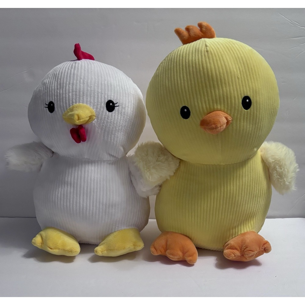 Duck and Chicken 14" Stuffed toys Greenbriar Int'l Inc.